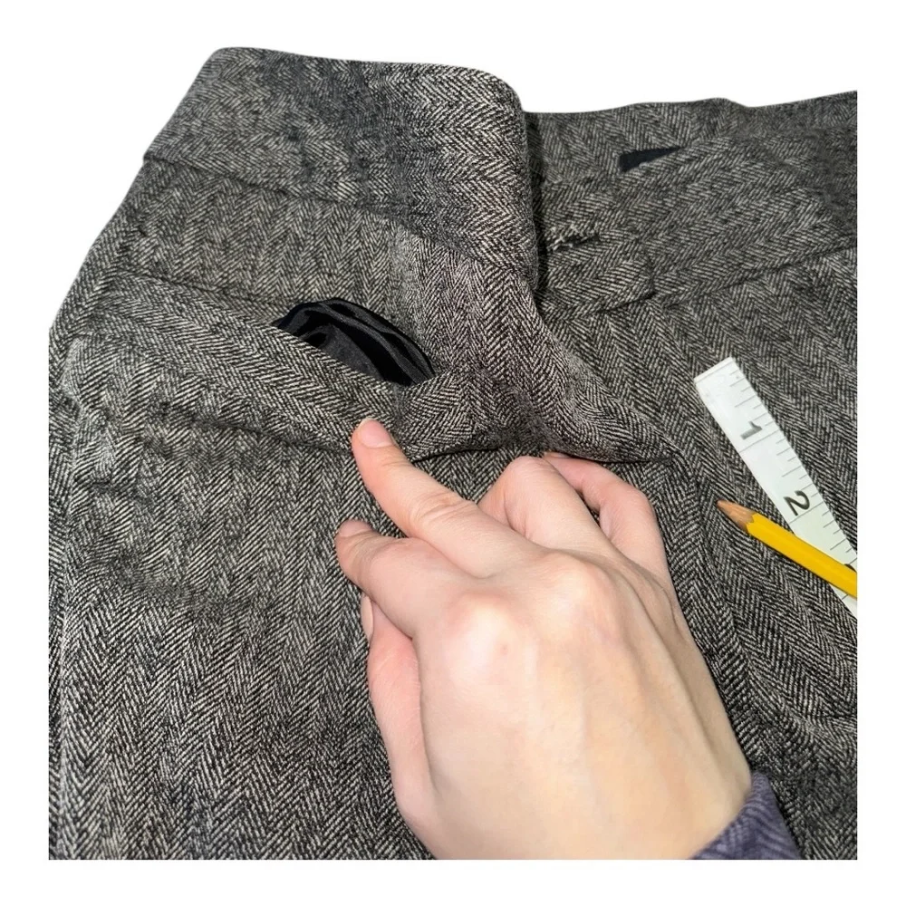Women’s Courtenay Gray/Black Dress Pants - 14W